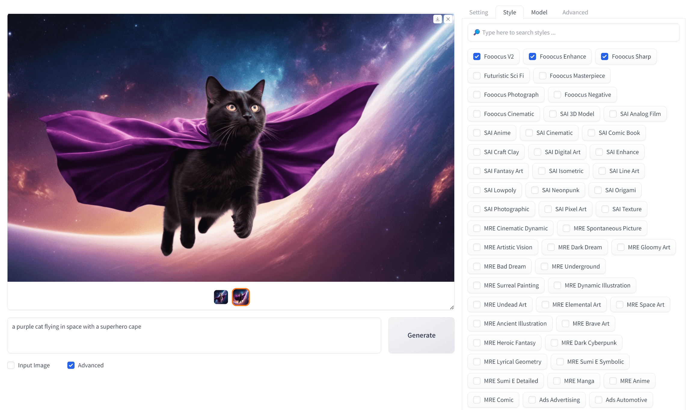 Behing the scenes of flying cat image